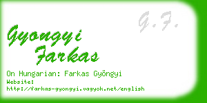 gyongyi farkas business card
