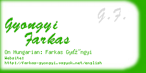 gyongyi farkas business card